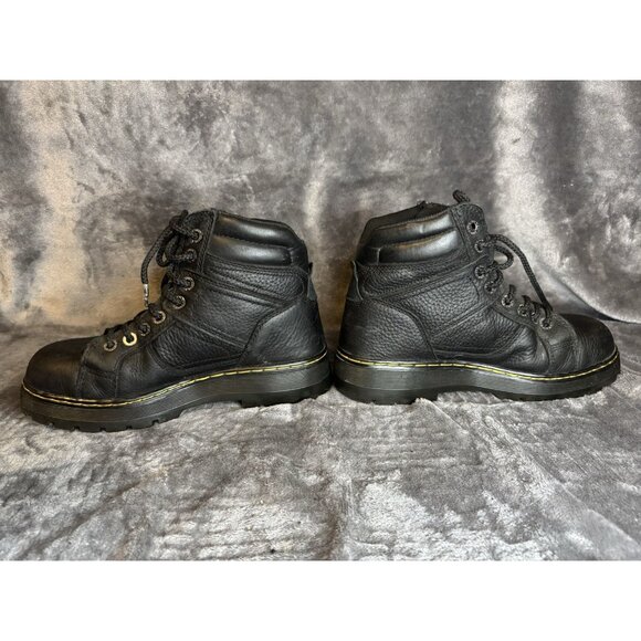 DR. DOC MARTENS Iron Bridge Black Industrial Steel Toe Safety Work Boots Mens 8 - Picture 8 of 14
